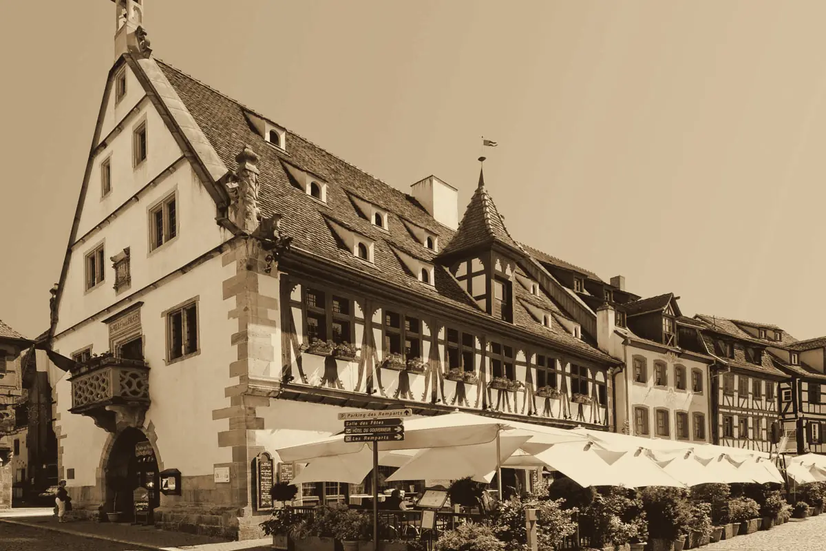 La façade de la Halle aux Blés